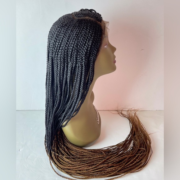 Box Braids Cornrow Lacefront Wig - Picture 5 of 8